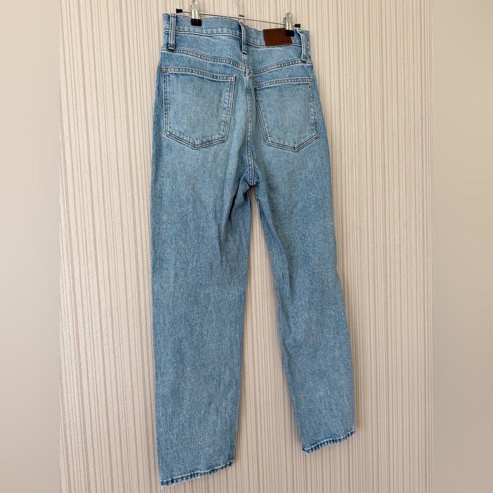 Madewell Light Blue Distressed Boyfriend Jeans - Picture 4 of 5